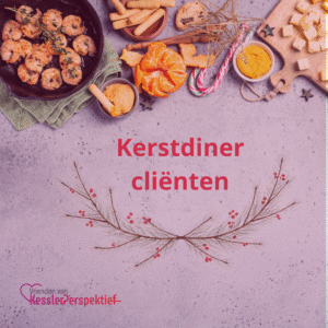 Vrienden kerstdiner cliënten